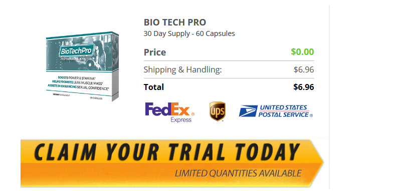 Illustration for article titled BioTech Pro: {Testo Booster Pills} Ingredients, Price & Side Effects!